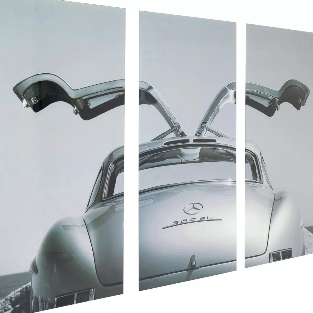 Taulut>KARE Design Triptychon Oldtimer Taulu, Musta 240x160cm