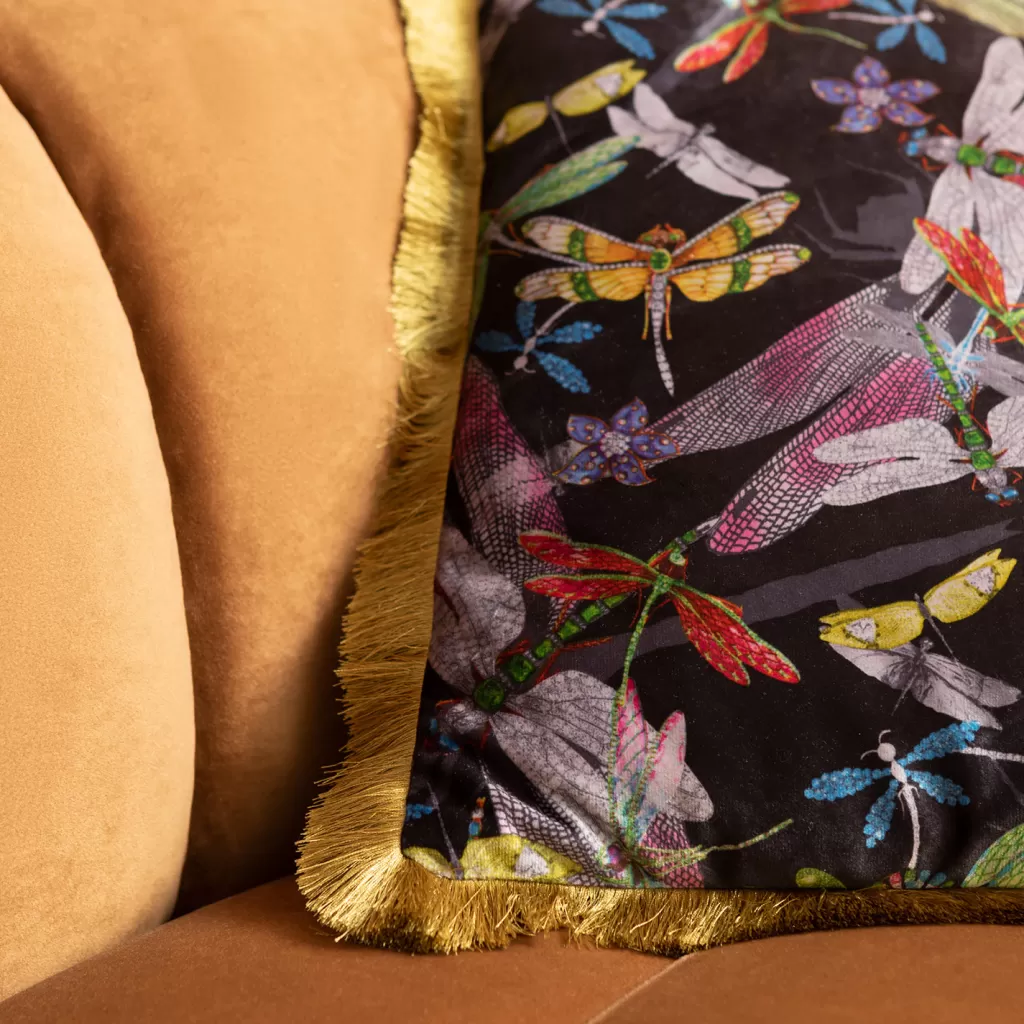 Sisustustyynyt | Olohuone>KARE Design Tropical Garden Fringe Tyyny 45x45cm