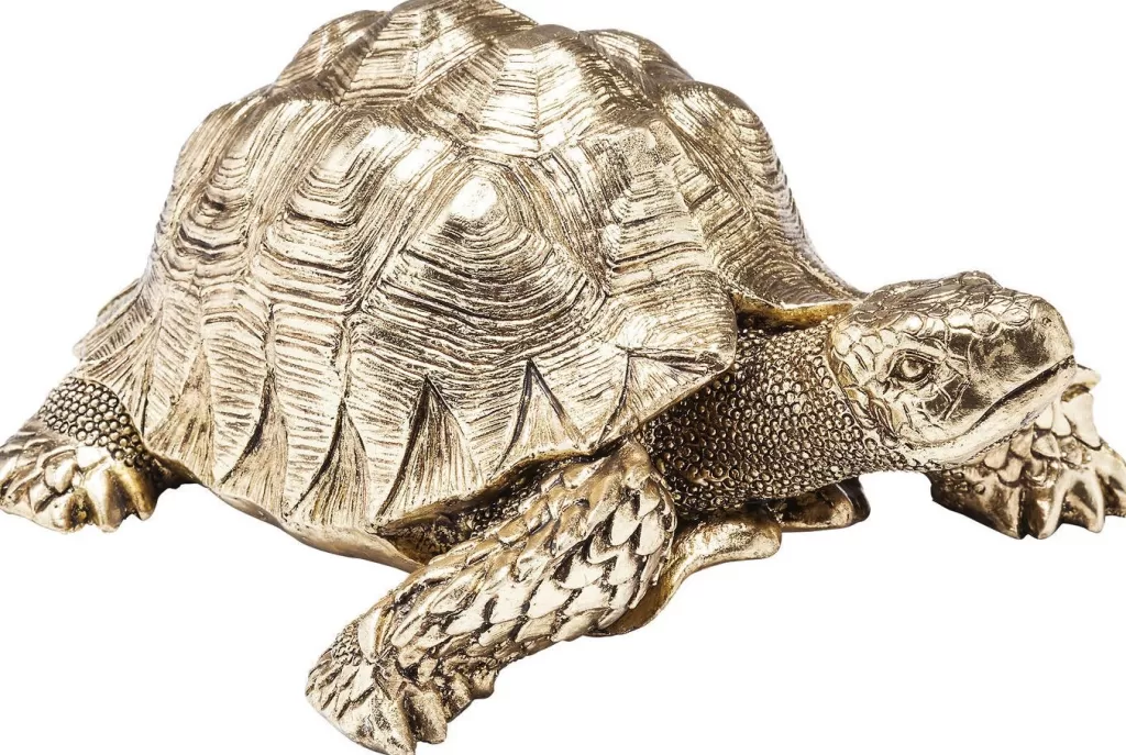 Koriste-Esineet>KARE Design Turtle Small Kilpikonna Koriste-esine, Kulta