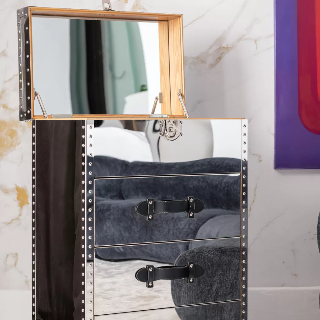 Konsolipöydät Ja Sivupöydät>KARE Design Vegas Make Up Lipasto, Laatikosto 65cm