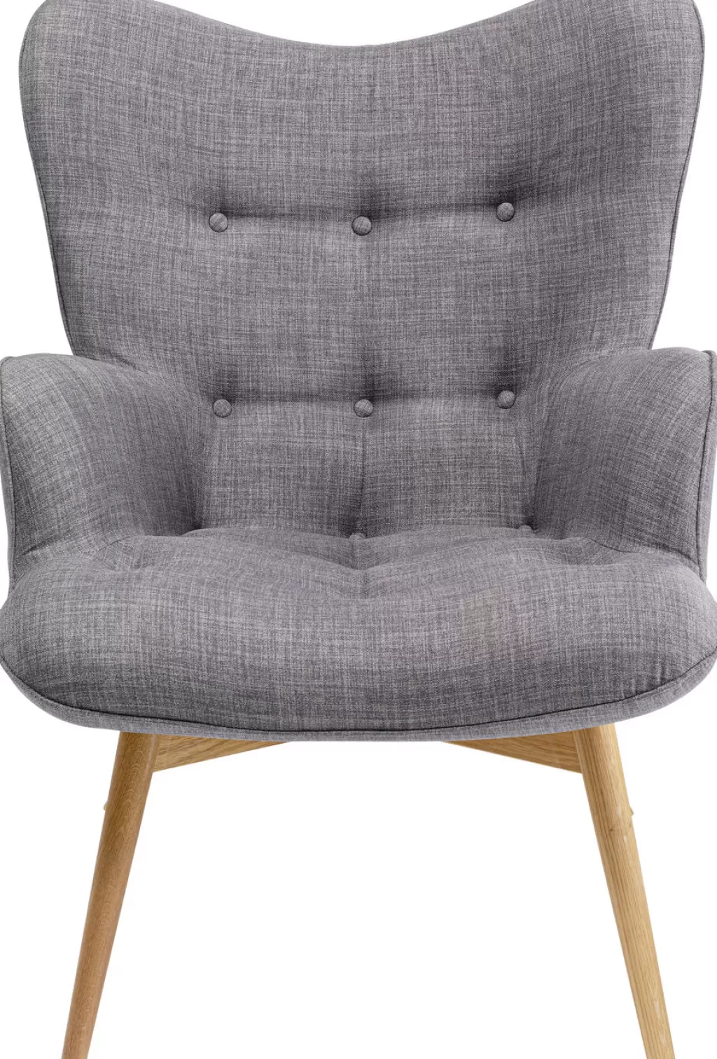 Olohuone | Nojatuolit>KARE Design Vicky Nojatuoli Harmaa