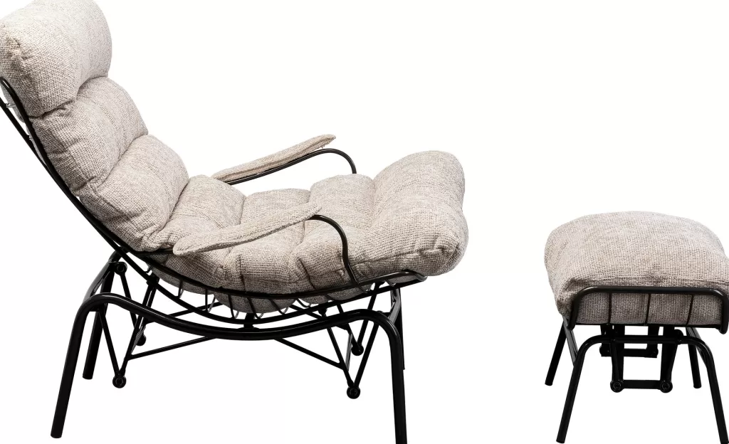 Nojatuolit>KARE Design Vienna Kääntyvä Nojatuoli + Rahi Beige