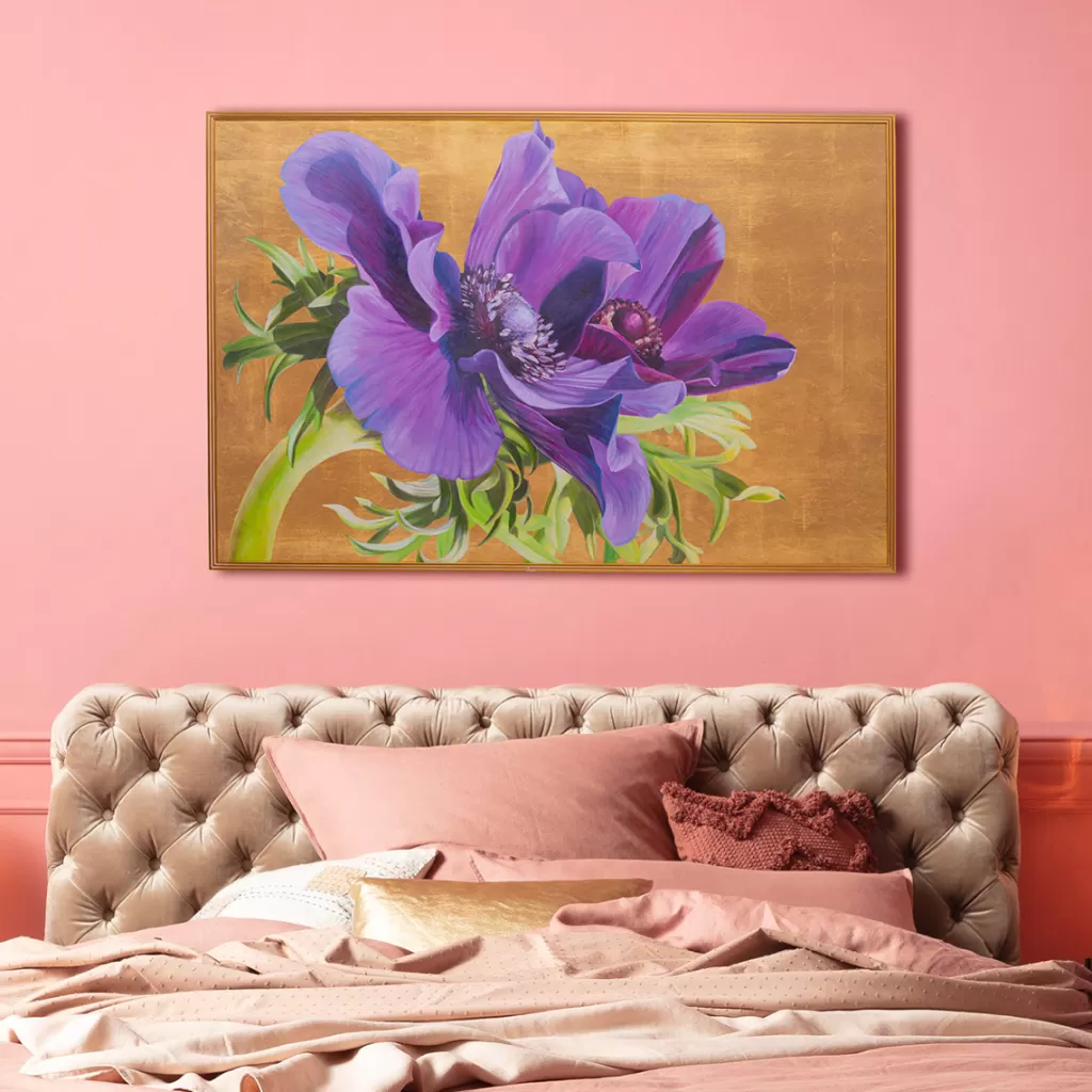 Taulut>KARE Design Violet Kehystetty Taulu 150x100cm