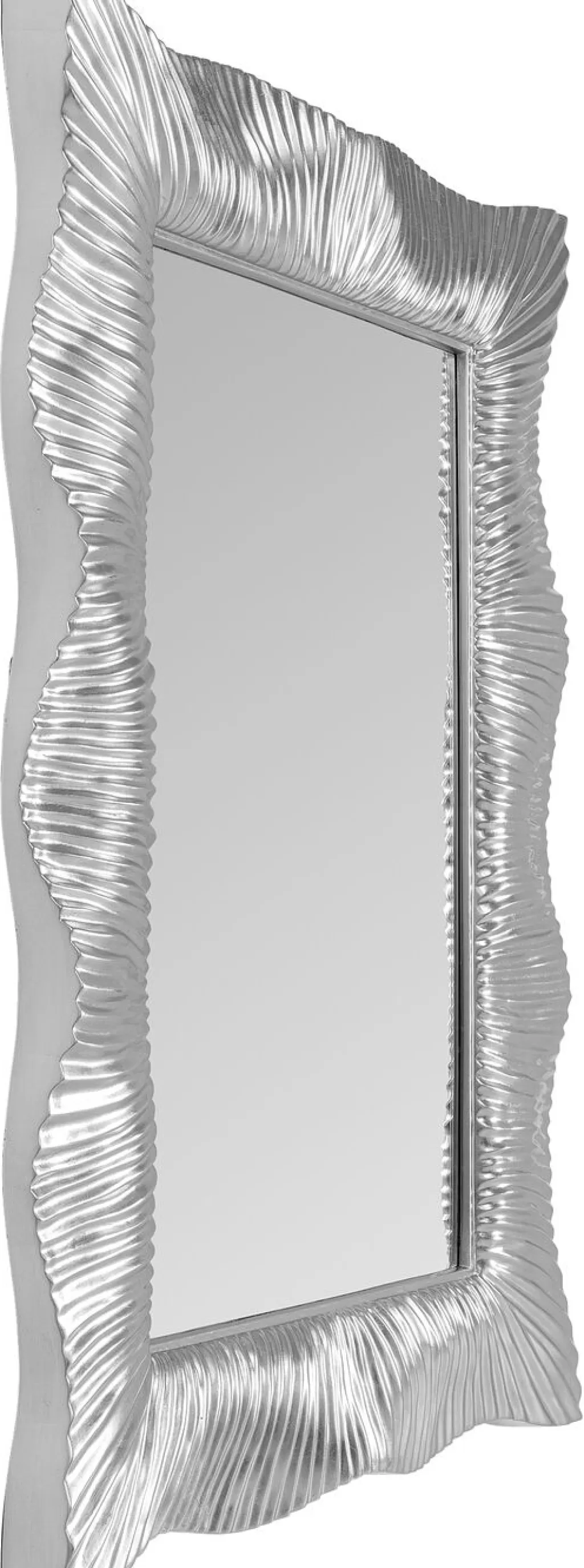 Peilit>KARE Design Wavy Seinäpeili, Hopea 94x124cm