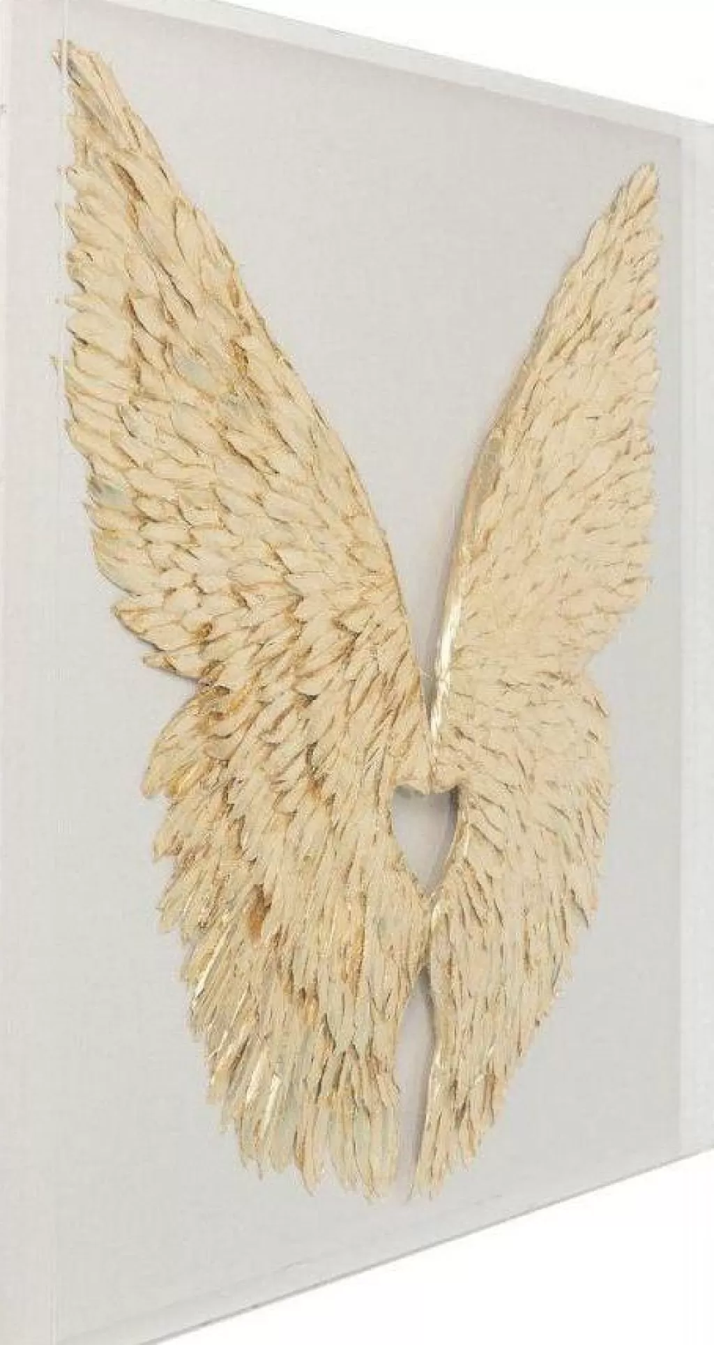 Seinäkoristeet>KARE Design Wings Siivet Seinäkoriste - Kulta, Valkoinen 120x120cm
