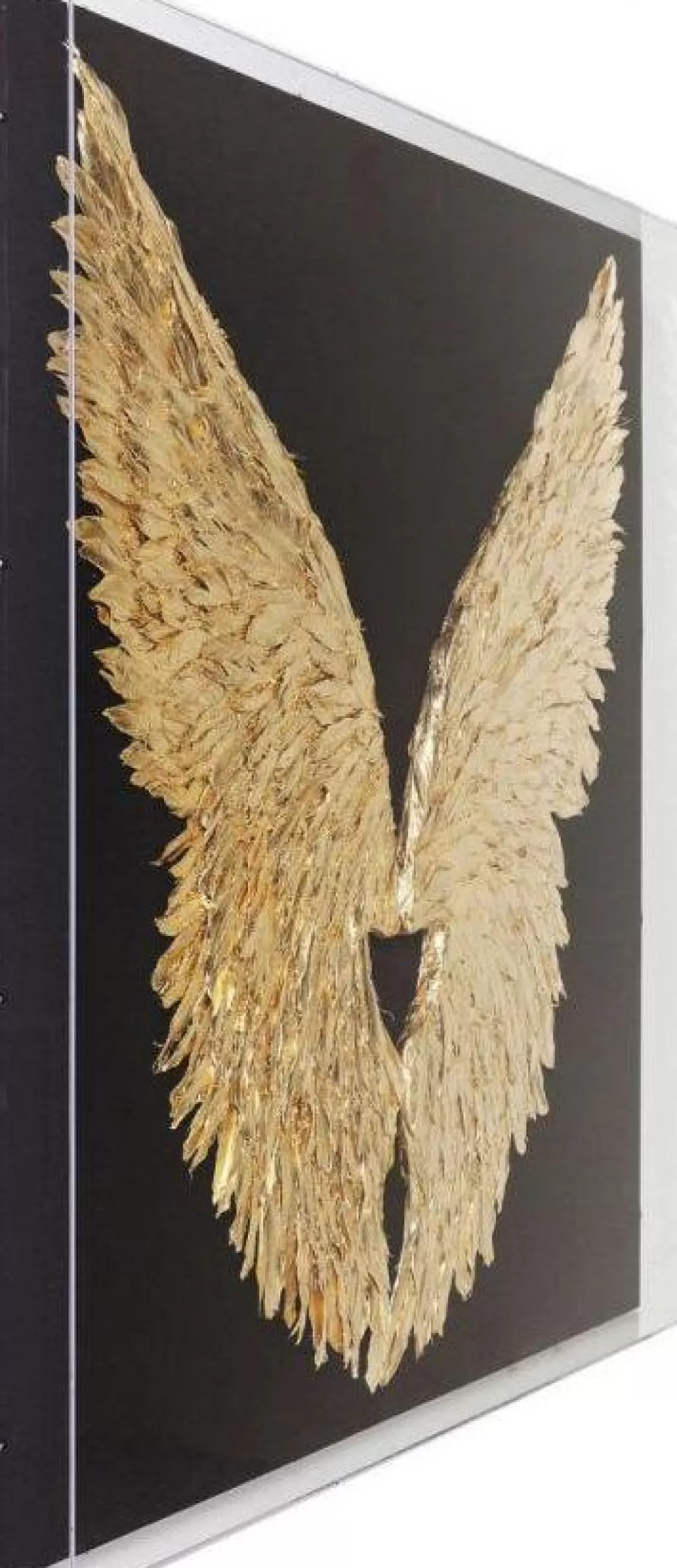 Seinäkoristeet>KARE Design Wings Siivet Seinäkoriste- Kulta, Musta 120x120cm