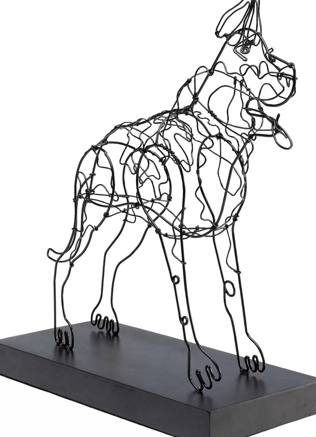 Koriste-Esineet>KARE Design Wire Attack Dog Seinäkoriste 36cm