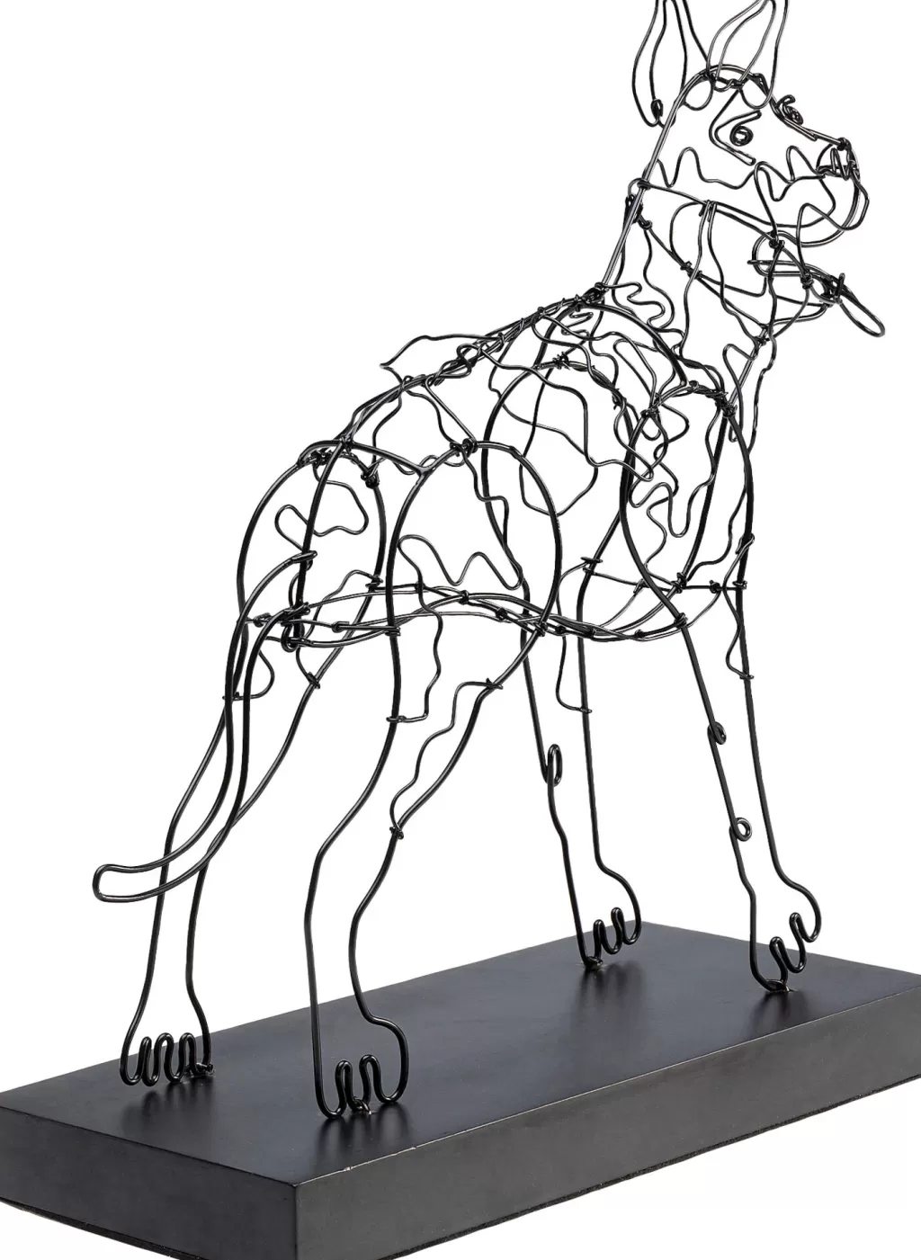 Koriste-Esineet>KARE Design Wire Attack Dog Seinäkoriste 36cm