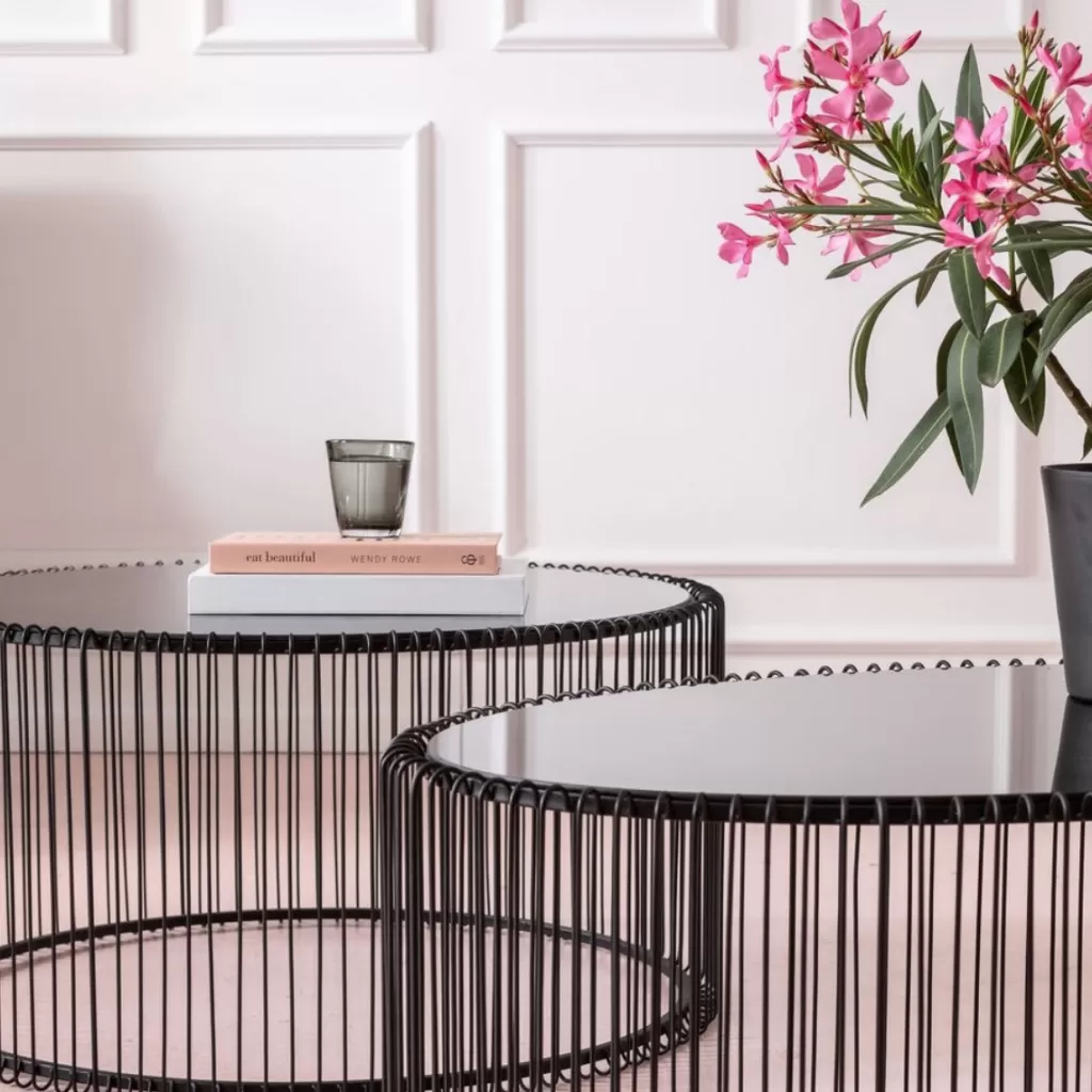 Sohvapöydät>KARE Design Wire Uno Sohvapöytä Musta 60x90cm