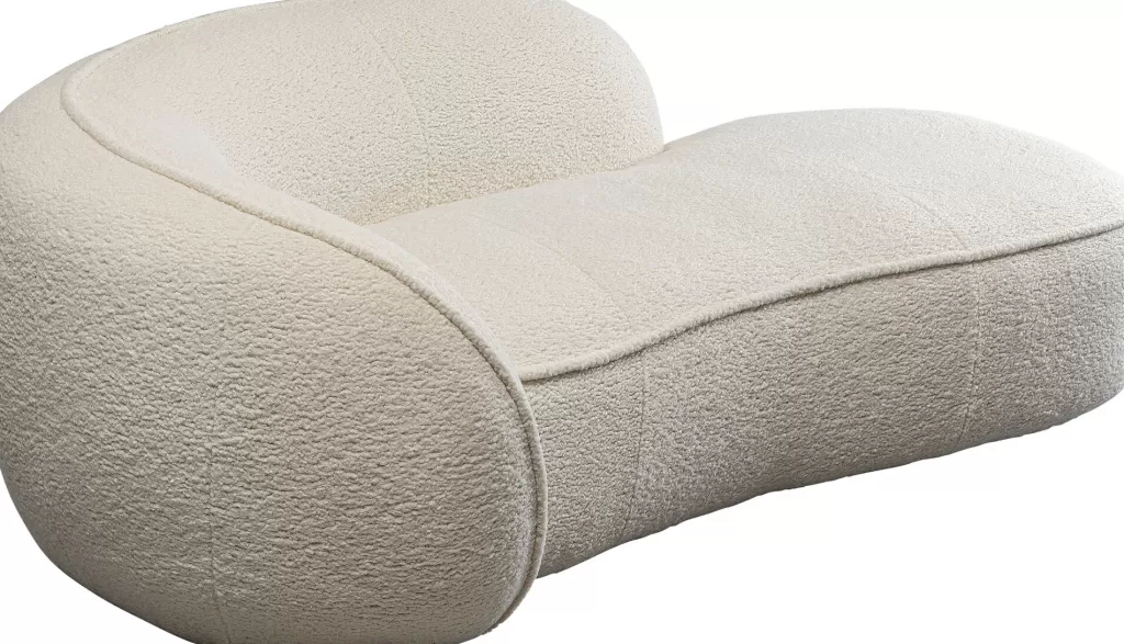 Lepotuolit>KARE Design Wonder Recamiere, Divaani, Sohva - Kermanvärinen 200cm