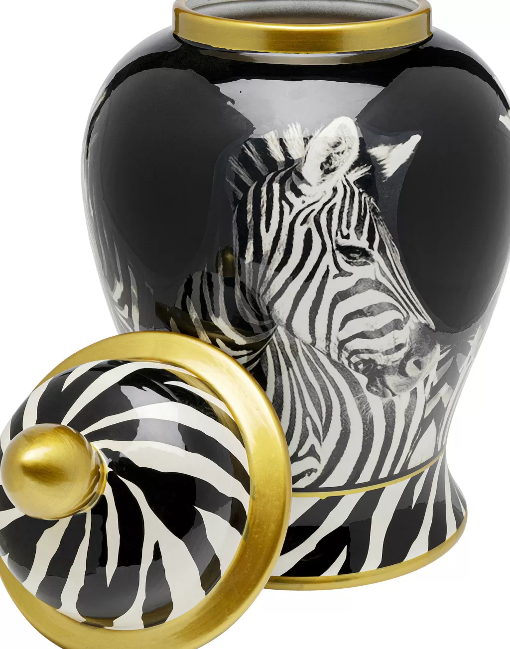 Koriste-Esineet>KARE Design Zebra Face Purkki 38cm