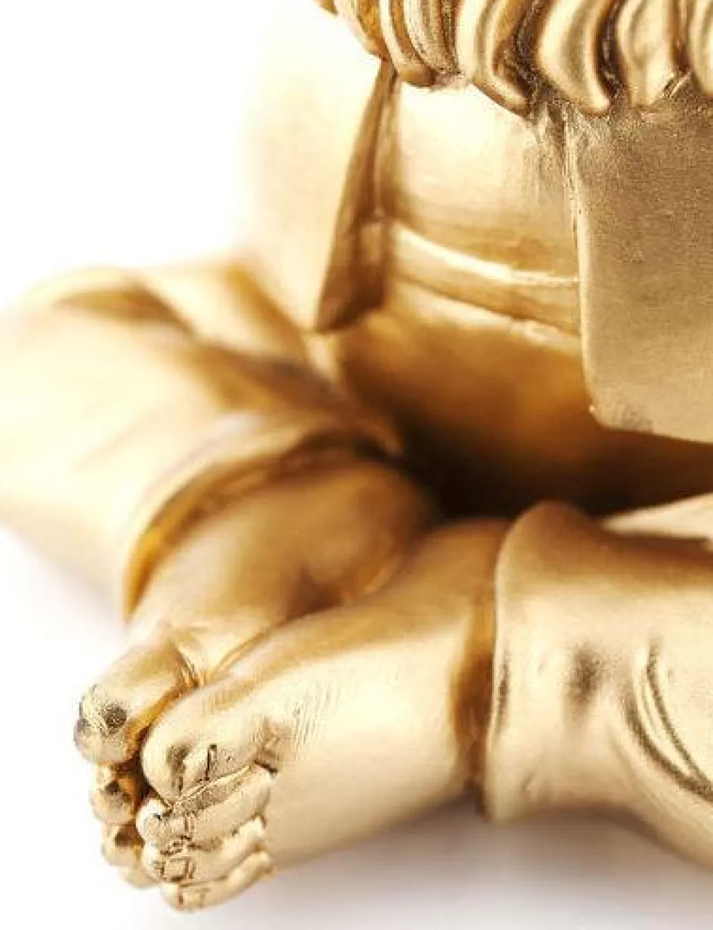 Koriste-Esineet>KARE Design Zwerg Meditation Tonttu - Kulta, Vihreä 19cm